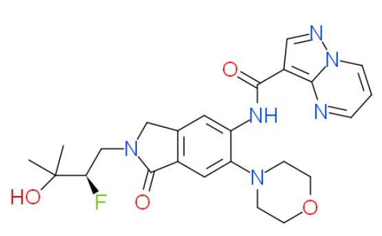 Structure of chemical probe GNE-2256